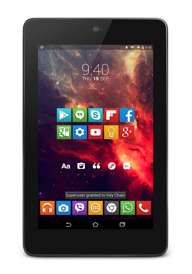 Flow Theme for CM11 - screenshot