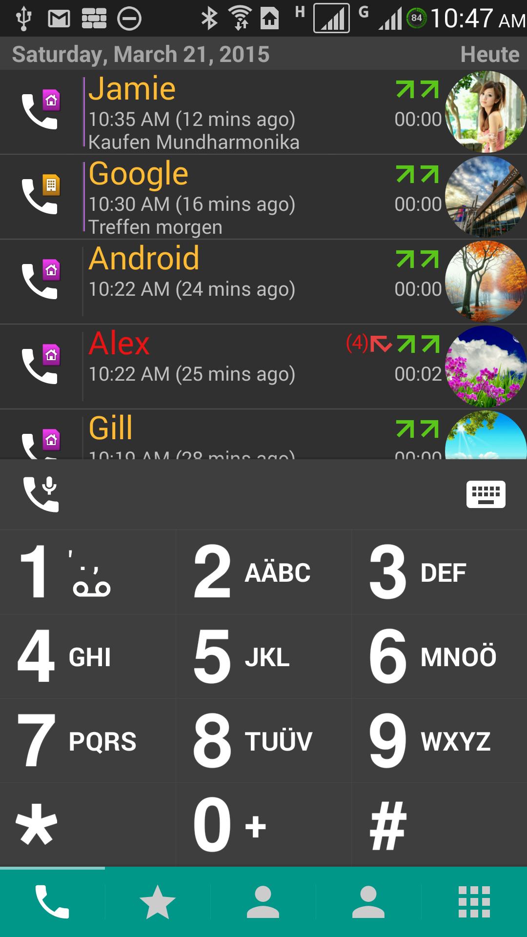 Android application DW Contacts & Phone & SMS screenshort