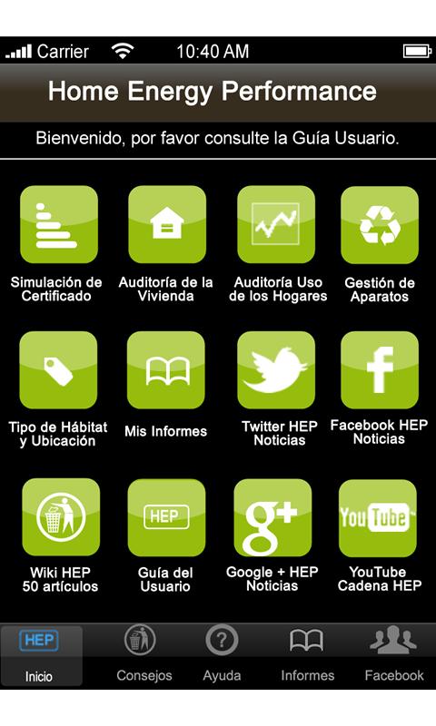 Android application Home Energy Performance screenshort