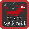 10×10 Math Drill logo