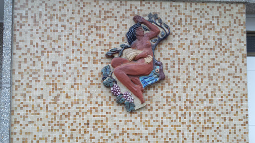 Naked Woman on Wall