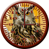 BoP 4 Horned Owl Analog Clock