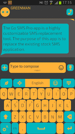 Go Keyboard Flat UI Theme HD