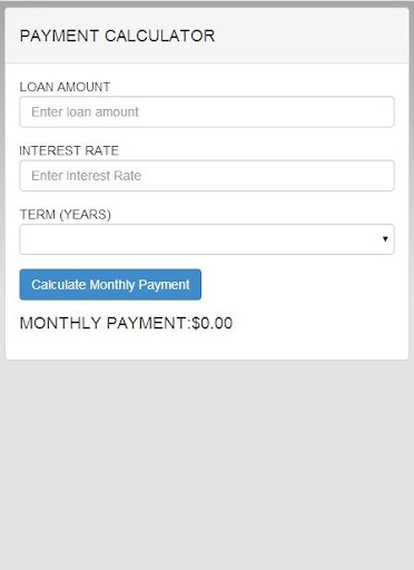 Mortgage Payment Calculator