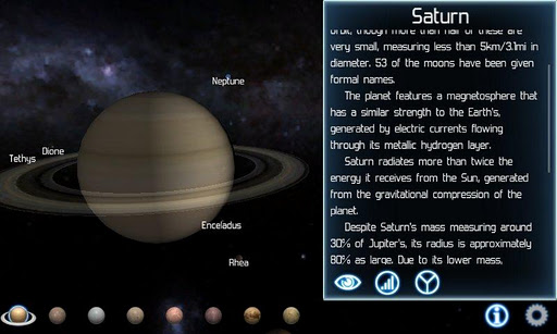  Solar System Explorer, esplora il sistema solare su Android