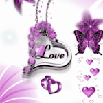 Purple Butterfly Love Live Wal Apk
