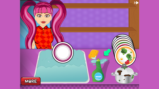 【免費家庭片App】Monster Girl Dish Washing Game-APP點子