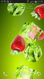 Strawberry juice LWP poster 4