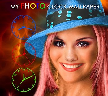 download My Photo Clock Wallpaper free
