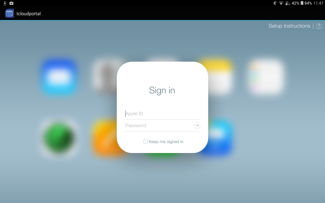 download icloud to android