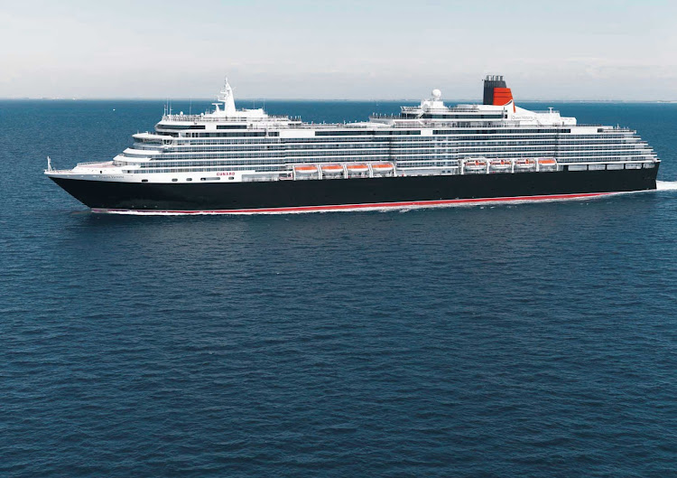 Queen Victoria allows passengers to cruise the seas in enjoyment with its seven restaurants, 13 bars, three swimming pools, ballroom and large theater.

