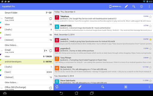 Android Applications • Aqua Mail pro - email app v1.5.1.9 build 2102009 (PATCHED)