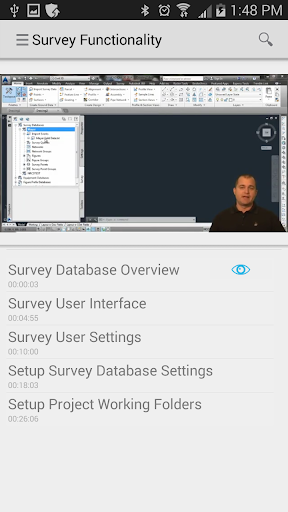 kApp - Civil 3D Survey Usage