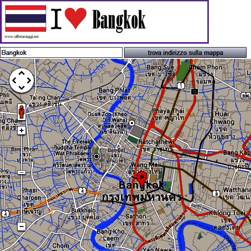 Bangkok map