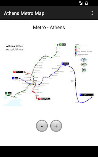 Athens Metro Map