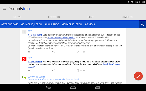 【免費新聞App】francetv info-APP點子