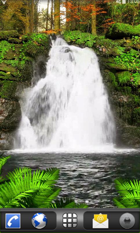 Forest Waterfall LWP Screen 1
