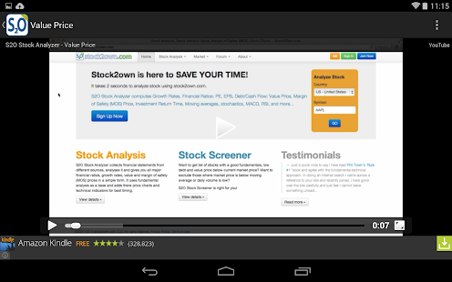 download Stock Value Analyzer Lite free