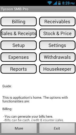 Tycoon SMB PRO - Invoice POS