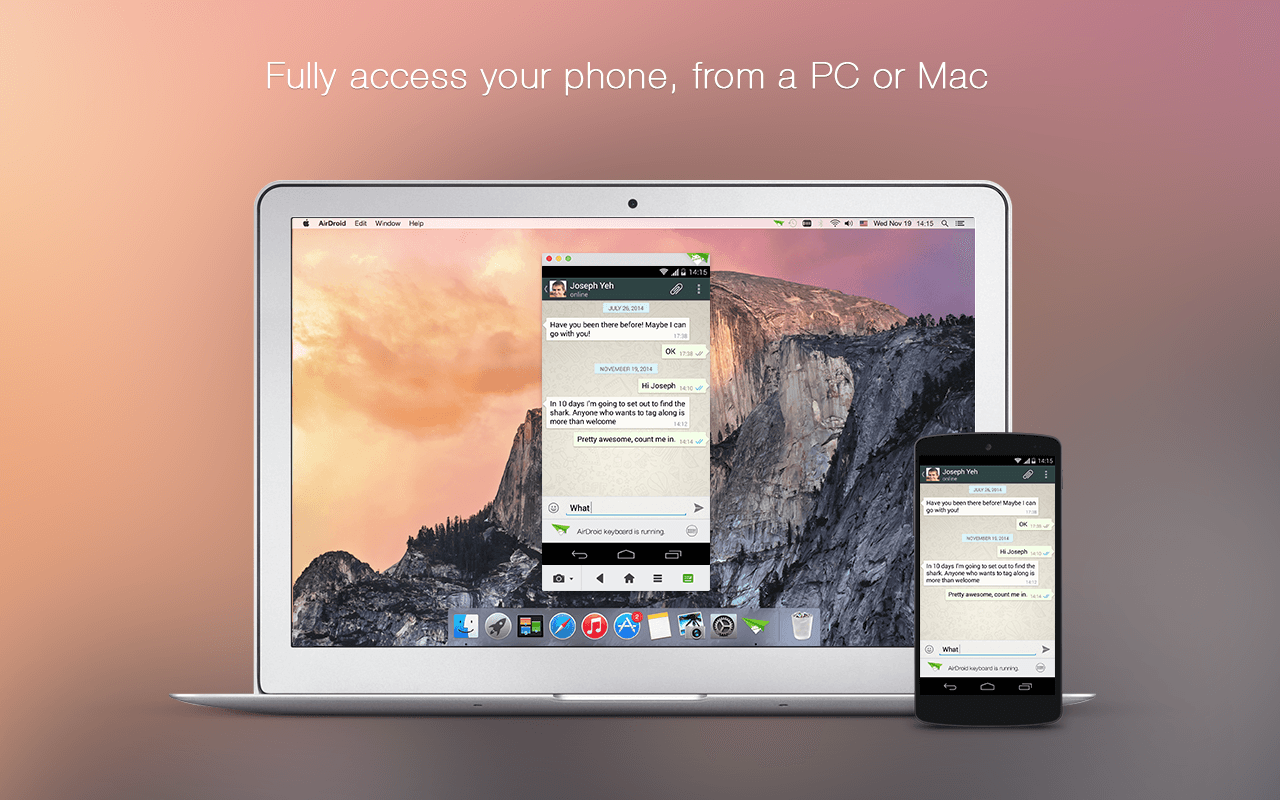 AirDroid - Android on Computer - screenshot
