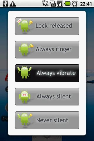 Ringer mode locker Screen 3