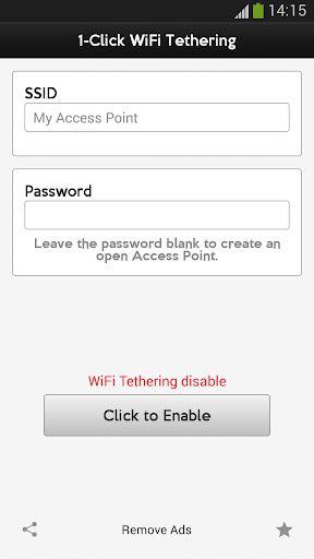 1-Click WiFi Tethering FREE