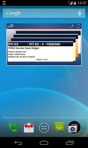 PFIKS Service Desk Widget