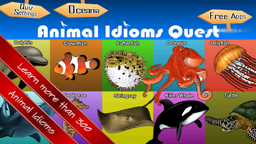 Animal Idioms Metaphor Quiz