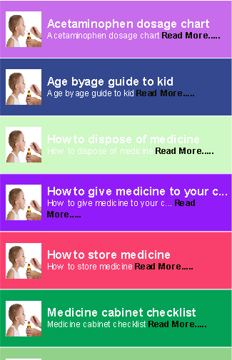 Baby Medicine Guide