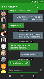 Free Download EvolveSMS Folded Green APK for PC