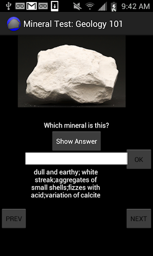 Mineral ID Test: Geology 101