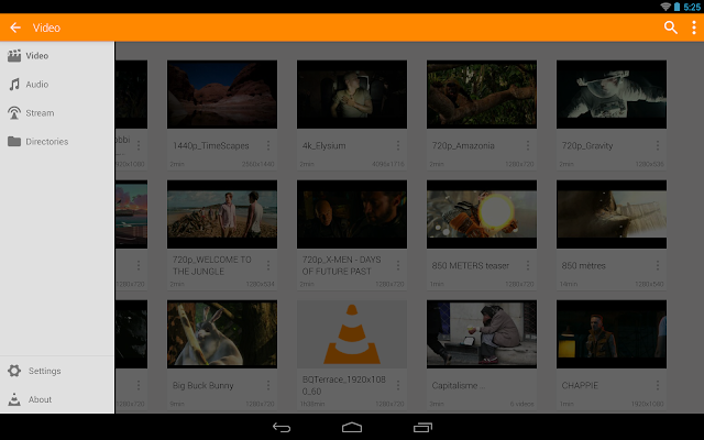 VLC 2.2.0 ออกแล้วบนเดสก์ท็อป, iOS, Android, Windows RT, Windows Phone