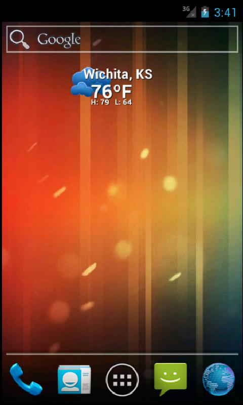 SunnyDay Screen 1