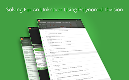 Polynomial Division lessons poster 5
