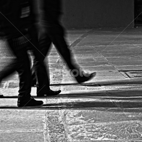 Miles to go before sleep... by Santosh Biswas - Black & White Street & Candid