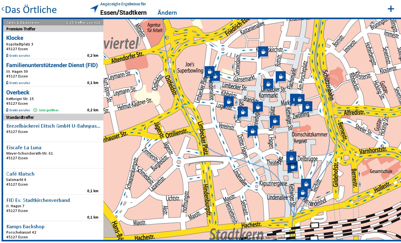 Das Örtliche Telefonbuch & Auskunft in Deutschland Android Apps on