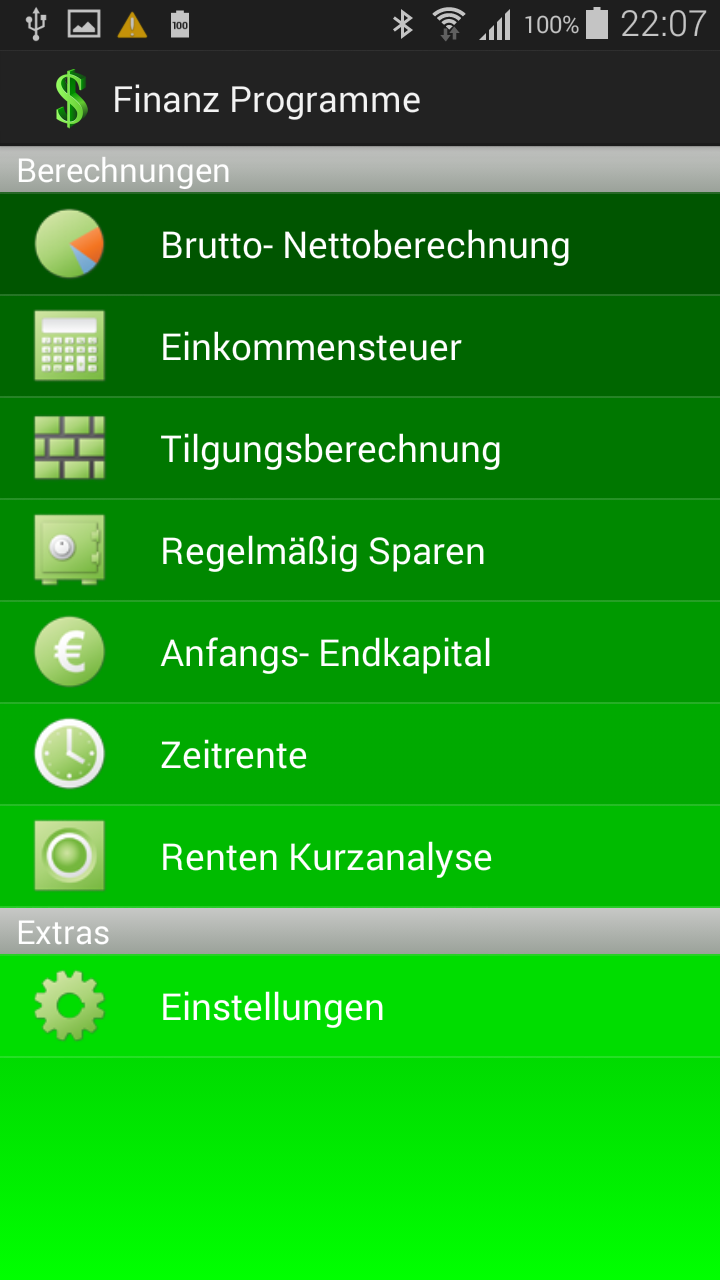 Finanzprogramme 2015 Screen 1
