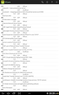 TCP Ports list Screenshots 2