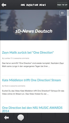 1D Nachrichten Deutsch