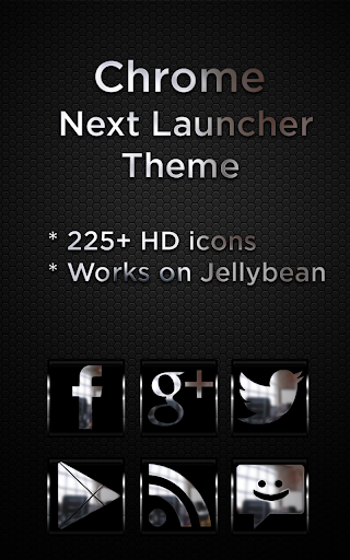 Next Launcher Krome Theme