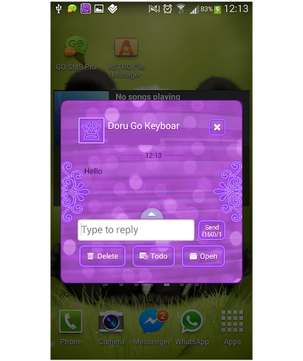 免費下載娛樂APP|GO SMS Purple Neon app開箱文|APP開箱王