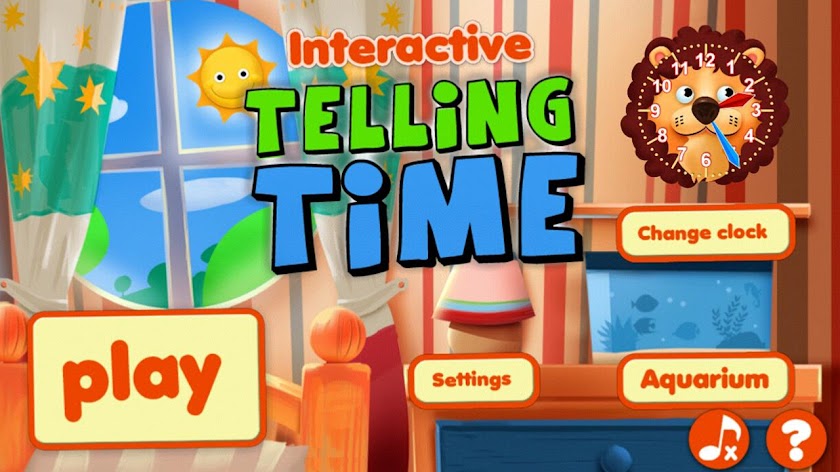 Interactive Telling Time HD Screen 1