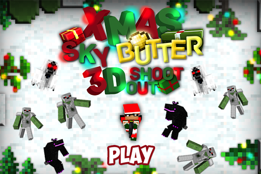 【免費街機App】X-mas Sky Butter 3D Shootout-APP點子