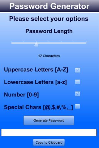 Generate Password