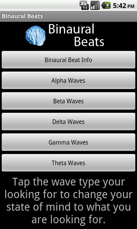 Binaural Beats Screen 2
