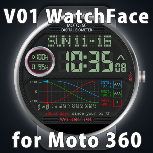 V01 WatchFace for Moto 360 LOGO-APP點子