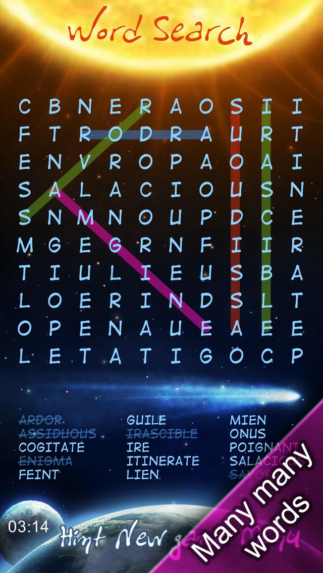 Free Word Search Puzzles Screen 3