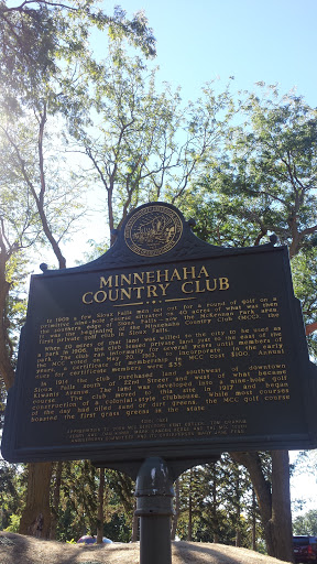 Minnehaha Country Club Historical Marker