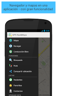 Navegación GPS y Mapas Screen 3