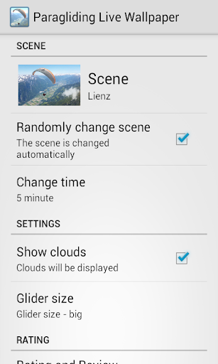 【免費個人化App】Paragliding Live Wallpaper-APP點子
